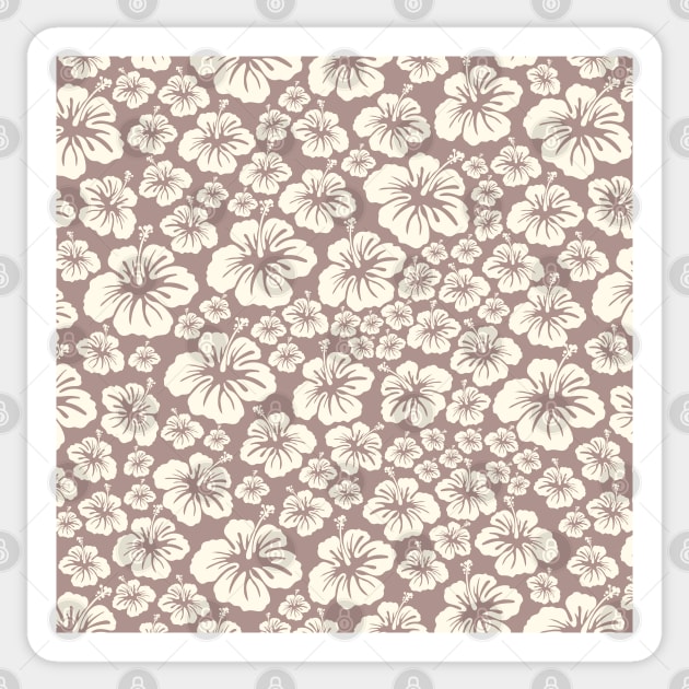 hibiscus tropical brown cream aloha Hawaii coconut girl aesthetic iPhone  case