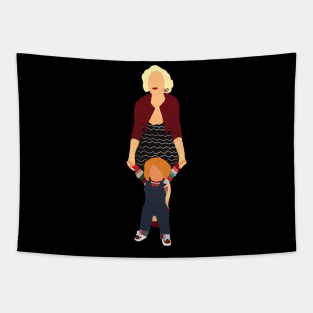 Tiffany and Chucky Tapestry