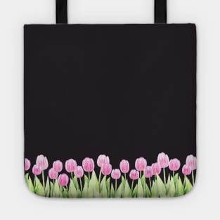 Spring tulip field Tote