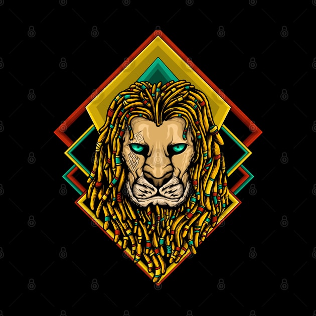 Lion King of Reggae Jungle by IMBAKID