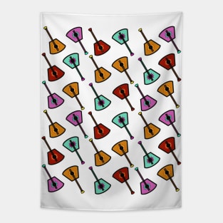 Retro Balalaika Pattern Tapestry