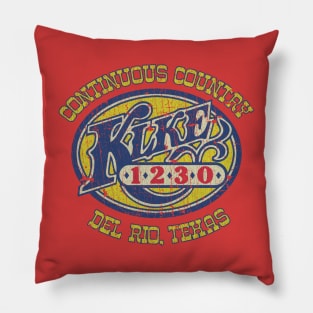 KLKE Country Radio Del Rio 1981 Pillow