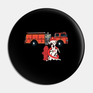 Dog of the firefigthers Pin