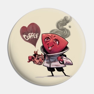 Love coffee Pin