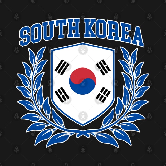 South Korea - Collegiate Crest by Vector Deluxe