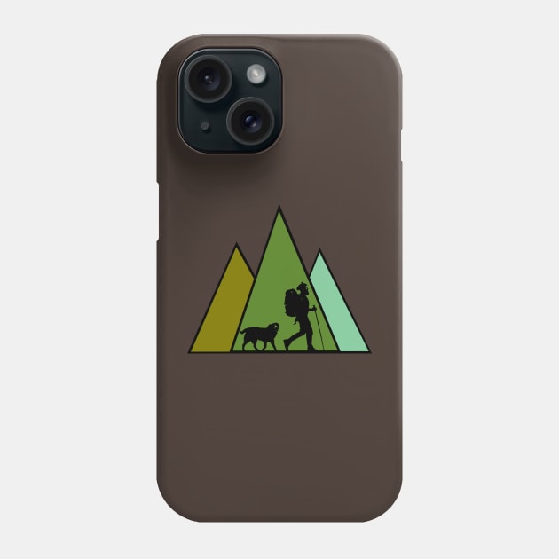 go hike with dog Phone Case by EmreDesign