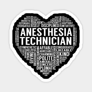 Anesthesia Technician Heart Magnet