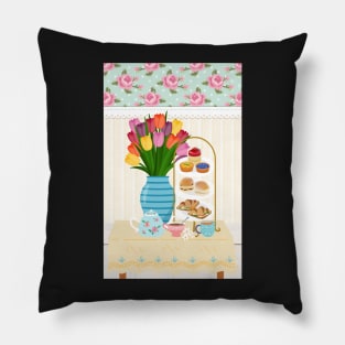 Afternoon Tea Party Pillow