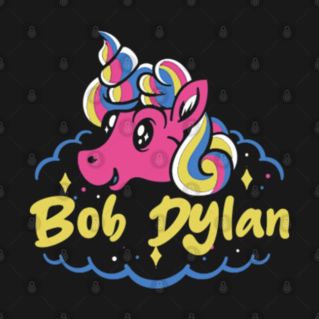 bob dyl and unicorn by khong guan