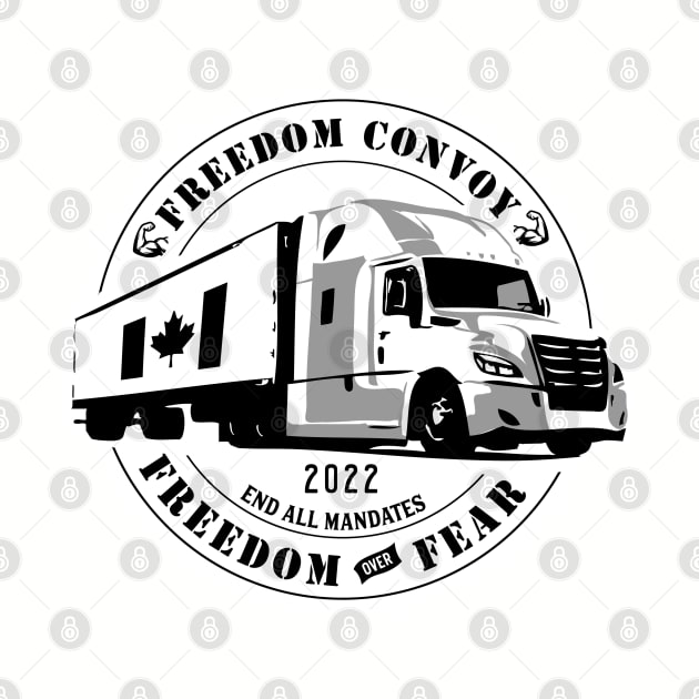 TRUCKERS FREEDOM CONVOY by SFDesignstudio