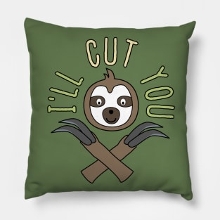 Sloth: I'll Cut You Pillow