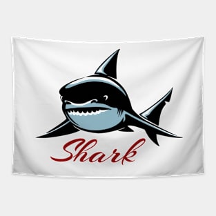 Shark Emblem Tapestry