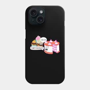 Humorous food graphic Phone Case