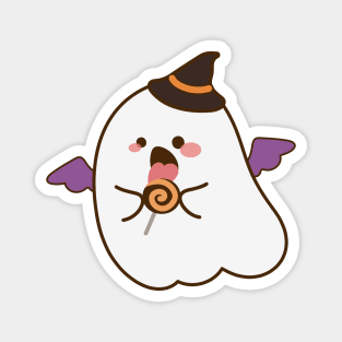 Cute ghost with Candy Magnet