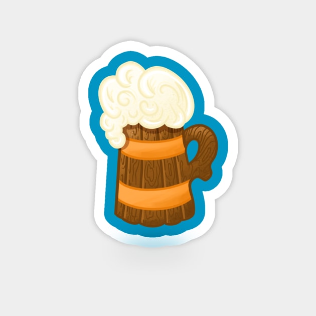 Hello Beer Magnet by nataliesnow24