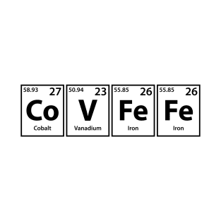 Light Covfefe (Co-V-Fe-Fe) Periodic Elements T-Shirt