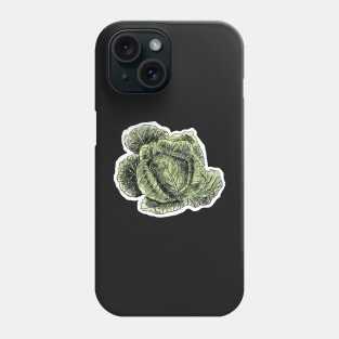 Lettuce Illustration Phone Case