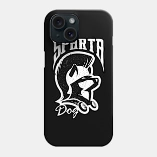 Sparta Dog Drawing Illustration Phone Case