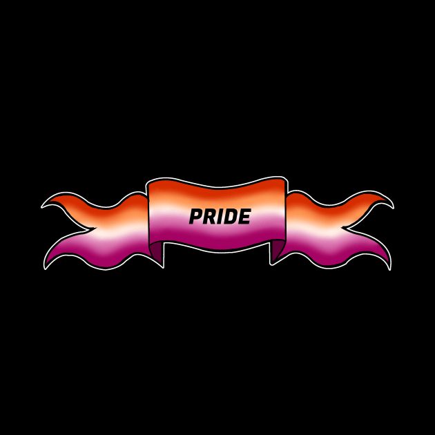 lesbian pride banner by TOASTYWAFFL3Z