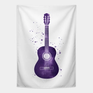 Classical Guitar Universe Texture Tapestry