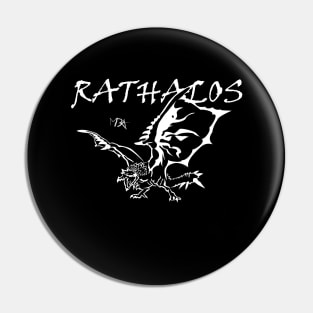 Rathalos Stile White Pin