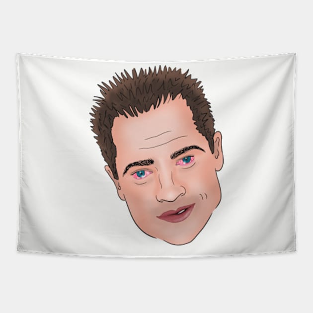 Brendan Fraser Crying Eyes Dank Meme Tapestry by Barnyardy