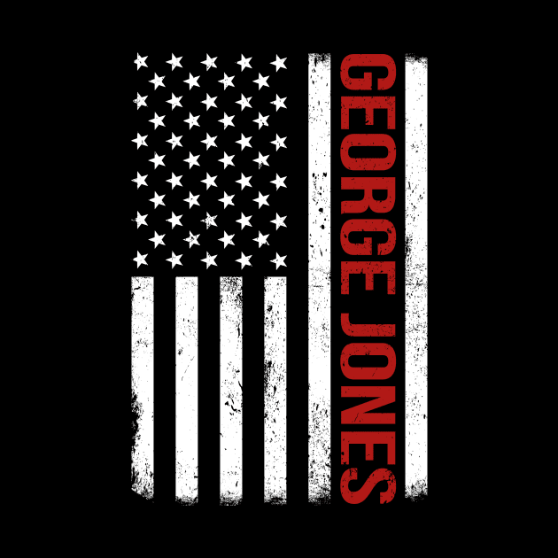 Graphic Jones Proud Name US American Flag Birthday Gift by Intercrossed Animal 