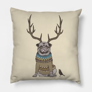 Deer Pug Pillow