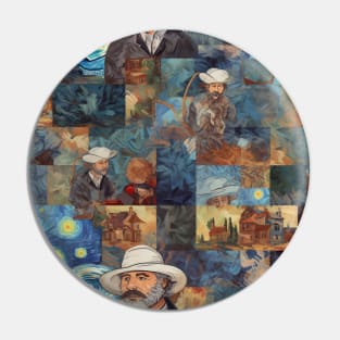 Van Gogh Paintings Mashup Pin
