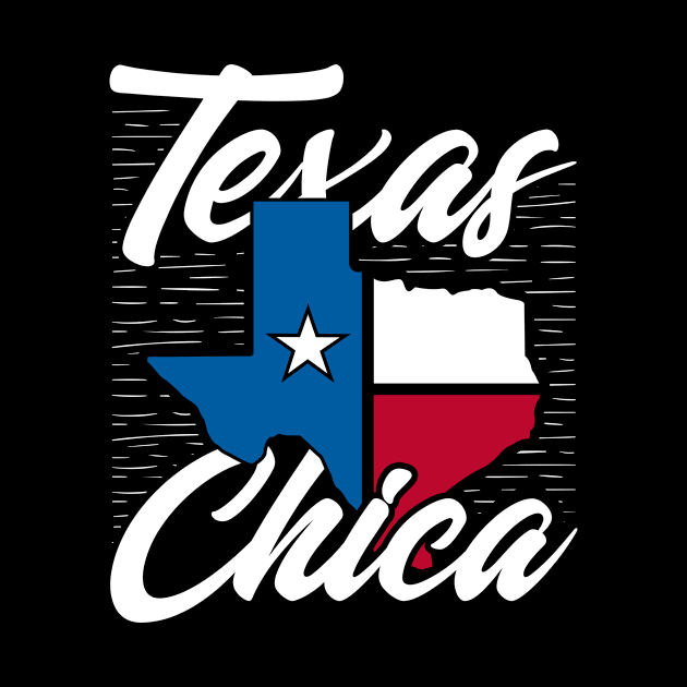 American Texas Chica Flag Texan by shirtsyoulike