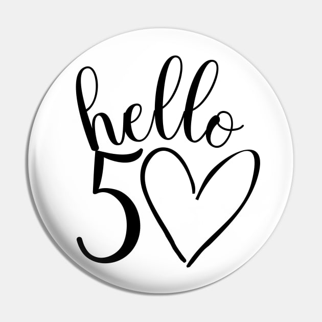 50th birthday design for her Pin by ArtByGrammy