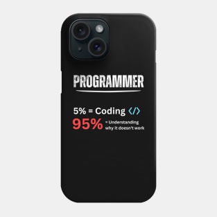 Programmer ugly truth Phone Case