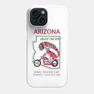 Arizona, Ring Tailed Cat, Love, Motorcycles, Enjoy the Ride, Valentines Day Gift Phone Case