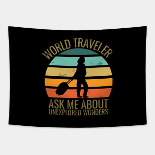 World traveler - traveller addict - travel addict - Travel the world Tapestry