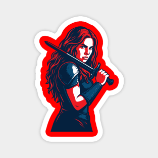 Female Empowerment  Red Sonja Magnet