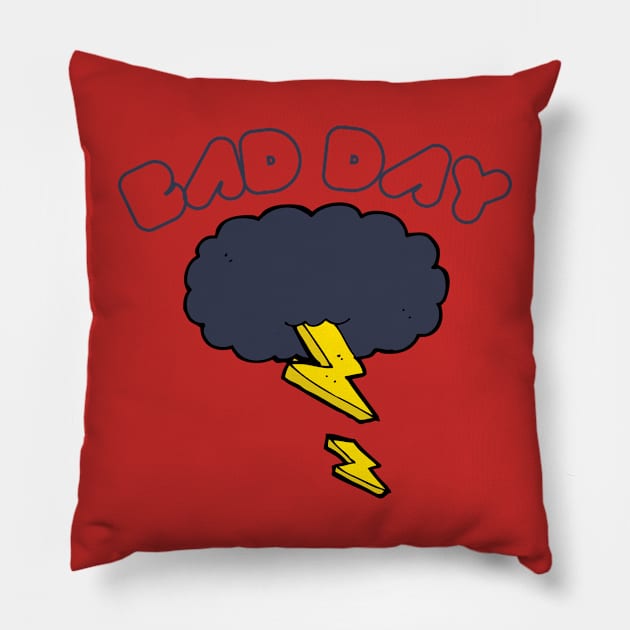 Bad Day Pillow by Rozer store