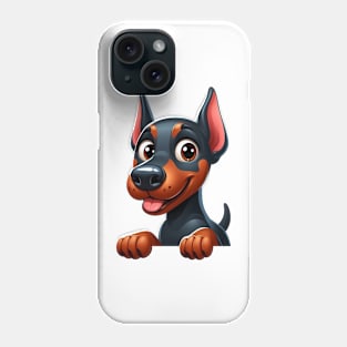 Cute Doberman pinscher Phone Case