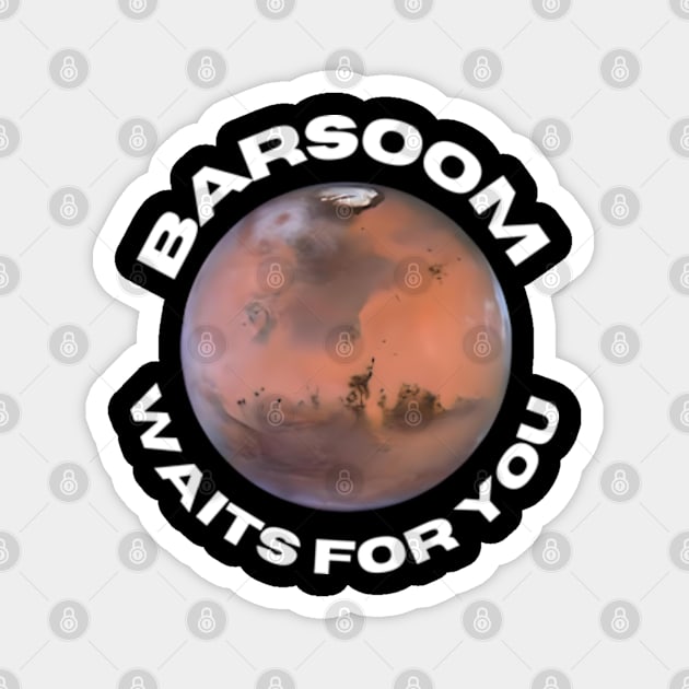 Barsoom Waits For You Magnet by Desert Owl Designs