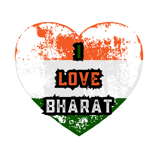 I Love Bharat - Bharat All Together by 3dozecreations