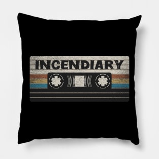 Incendiary Mix Tape Pillow