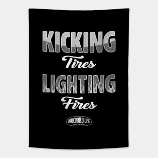 Kicking Tires and Lighting Fires Aircooled Life - Classic Car Culture Tapestry