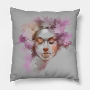 Maple Head Portrait Pillow