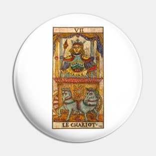 Carte de Tarot - Le Chariot Pin