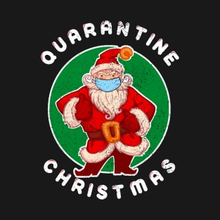 Quarantine Christmas: Safety Santa T-Shirt