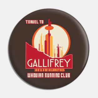 Travel to Gallifrey Pin