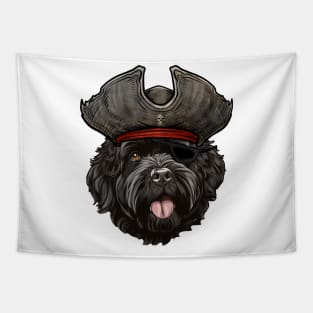 Funny Pirate Bouvier des Flandres Dog Tapestry