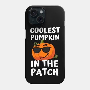 Coolest Pumpkin in the Patch Halloween Party Design Phone Case