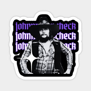 Johnny paycheck x 70s retro Magnet