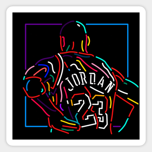 Michael Jordan Grid - Michael Jordan - Magnet