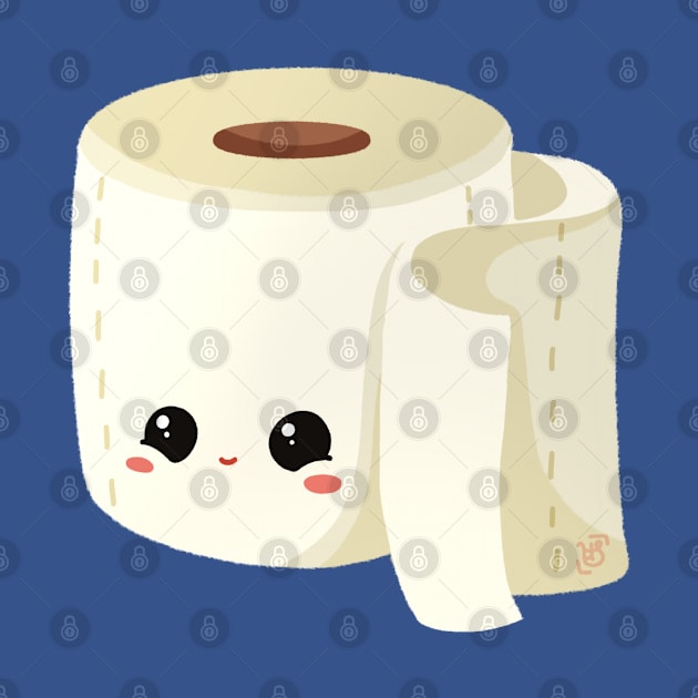 Cute Toilet Paper by heysoleilart